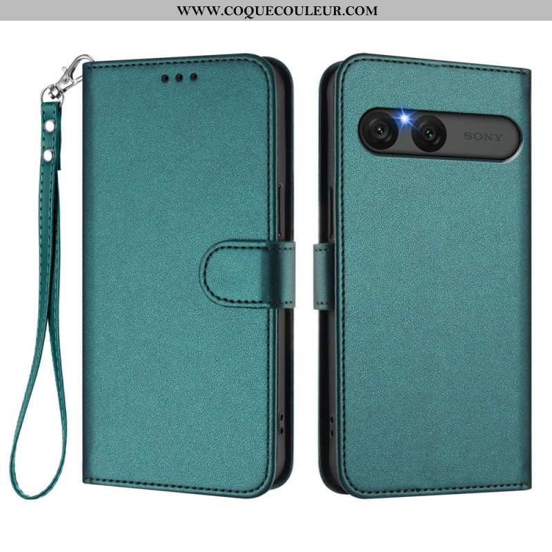 Housse Sony Xperia 10 VII Simili Cuir Uni