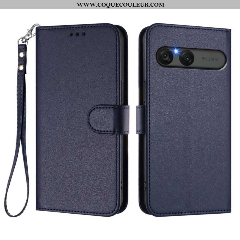 Housse Sony Xperia 10 VII Simili Cuir Uni