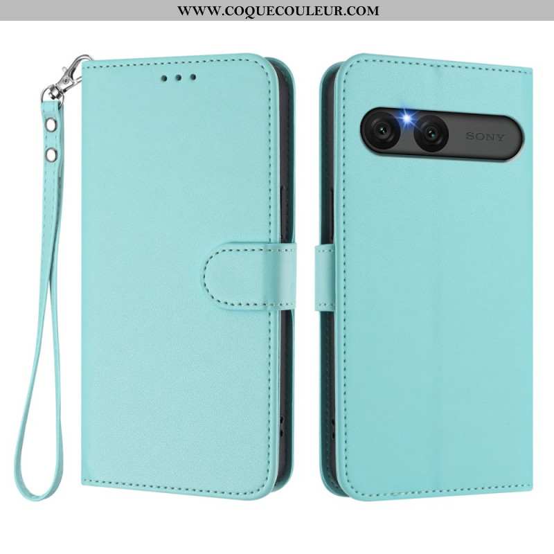 Housse Sony Xperia 10 VII Simili Cuir Uni