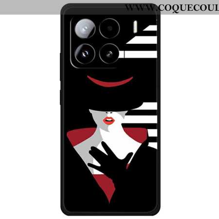 Coque Xiaomi 15 Pro Dame au Chapeau Noir
