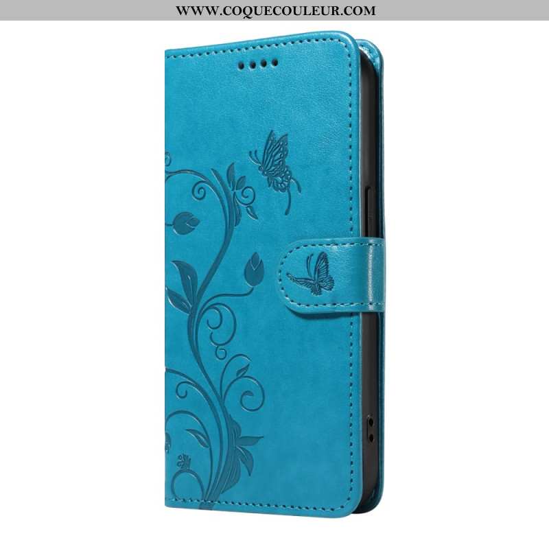 Housse Xiaomi 15 Pro Motif Floral et Papilllons