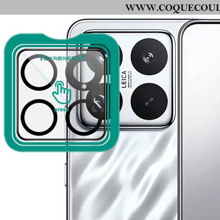 Lentille de Protection en Verre Trempé pour Xiaomi 15 Pro Cadre Auto-Positionneur