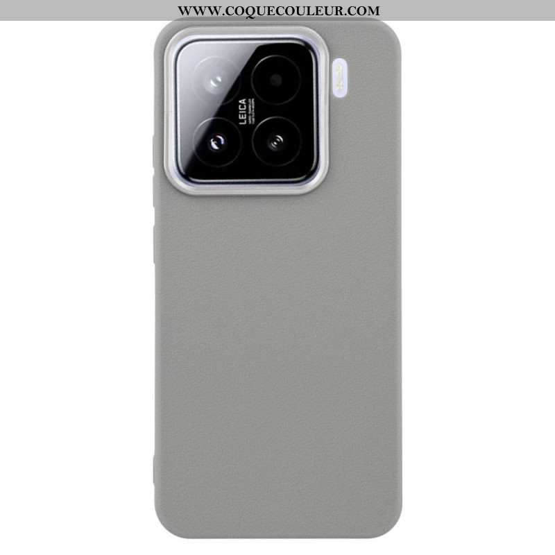 Coque Xiaomi 15 Pro Texture Simili Cuir