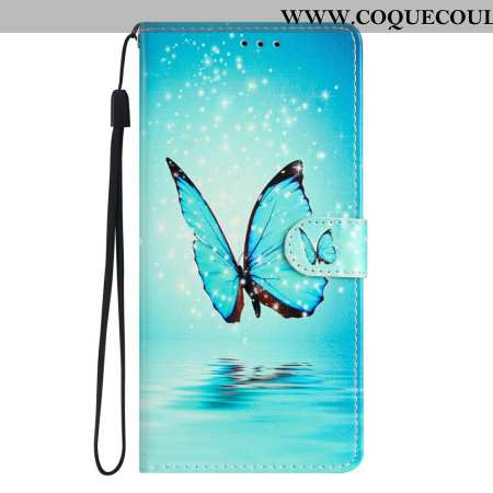 Housse Xiaomi 15 Pro Papillon Bleu en Vol