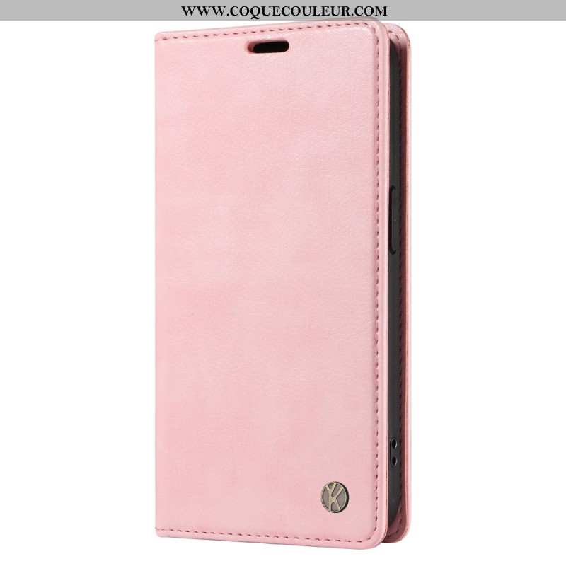Flip Cover Xiaomi 15 Pro Effet Cuir YIKATU