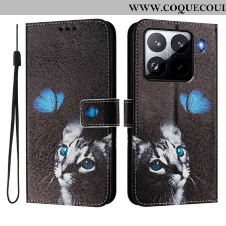 Housse Xiaomi 15 Pro Papillon et Chat