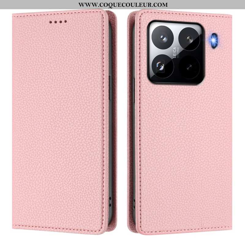 Flip Cover Xiaomi 15 Pro Simili Cuir Blocage RFID