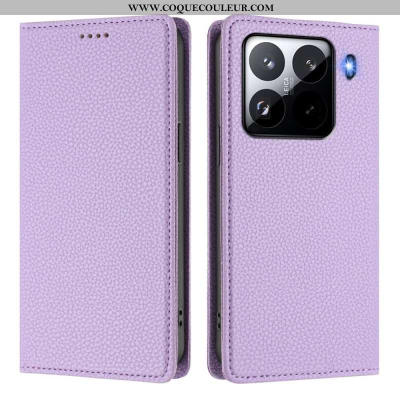 Flip Cover Xiaomi 15 Pro Simili Cuir Blocage RFID
