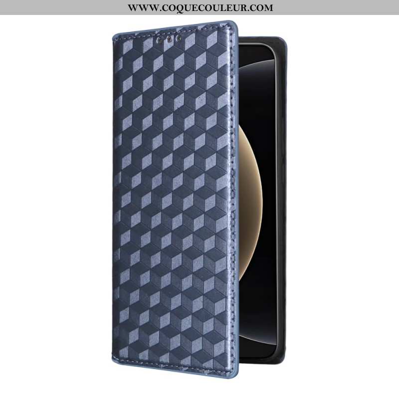 Flip Cover Xiaomi 15 Ultra Losanges 3D