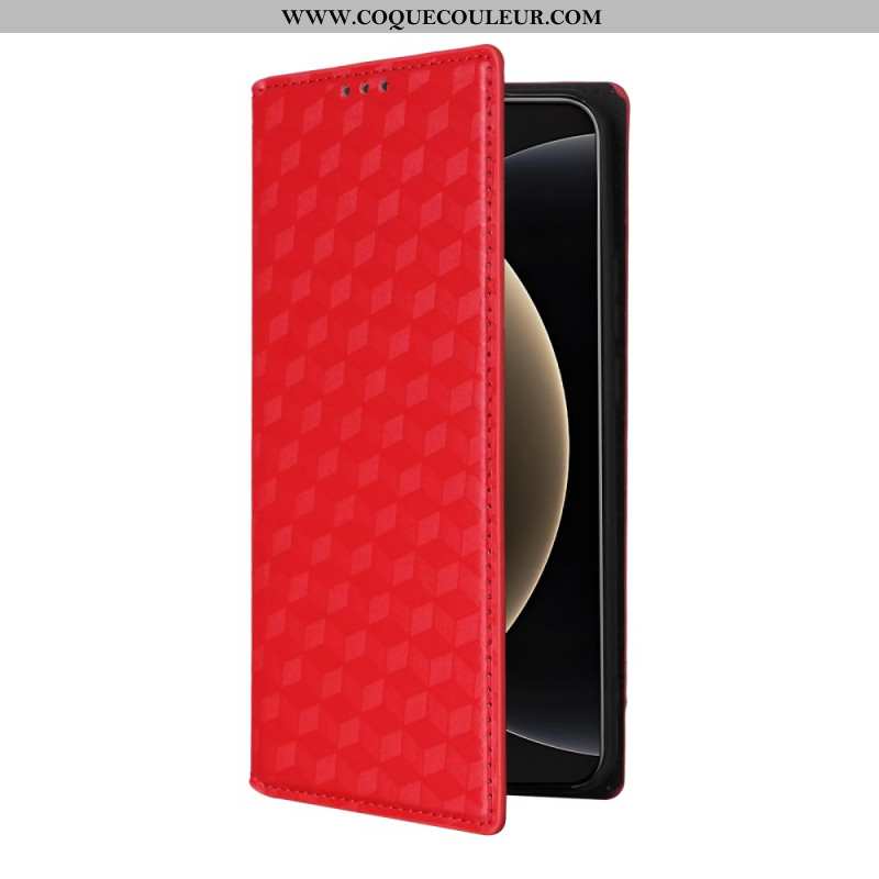 Flip Cover Xiaomi 15 Ultra Losanges 3D