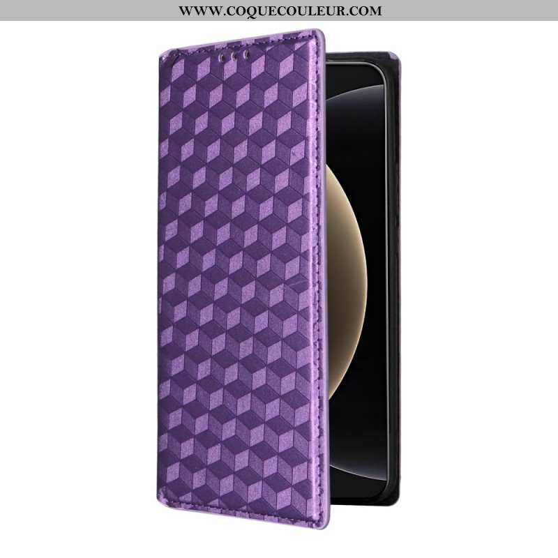 Flip Cover Xiaomi 15 Ultra Losanges 3D