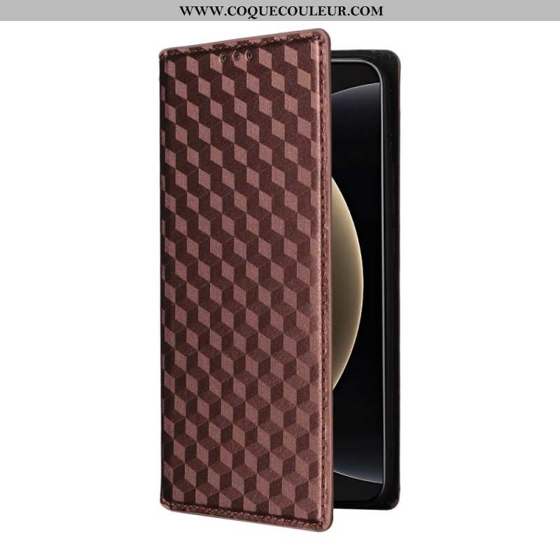 Flip Cover Xiaomi 15 Ultra Losanges 3D