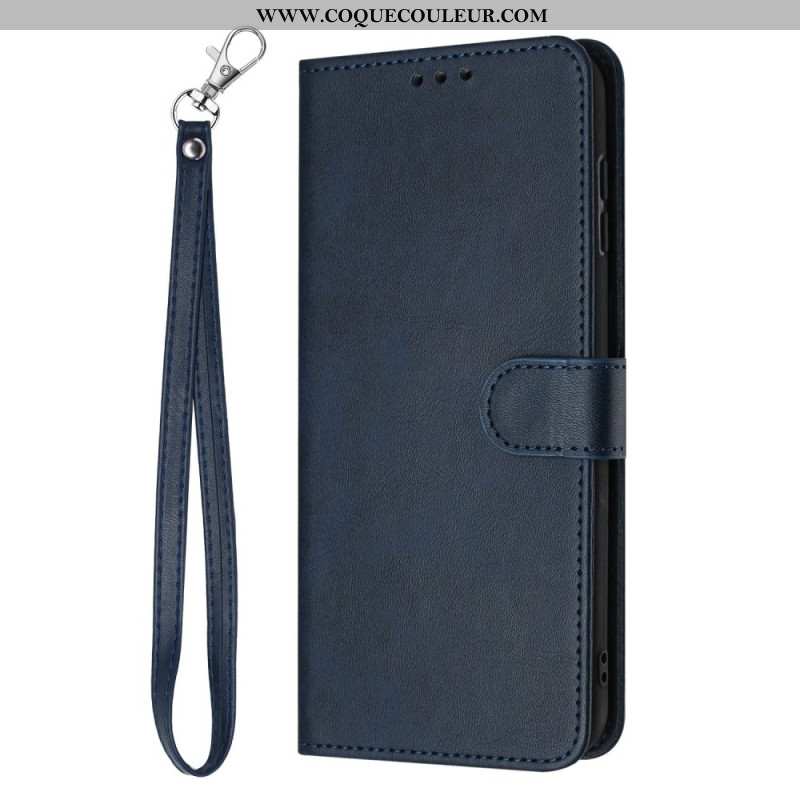 Housse Xiaomi 15 Ultra Effet Cuir à Lanière