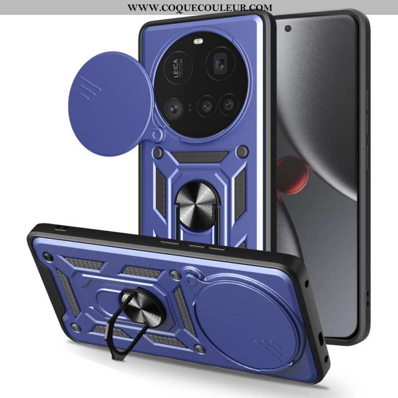 Coque Xiaomi 15 Ultra Couvercle Coulissant pour Caméra et Support