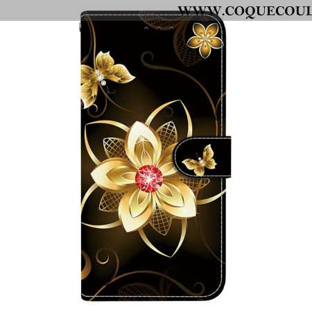 Housse Xiaomi 15 Ultra Fleur Dorée