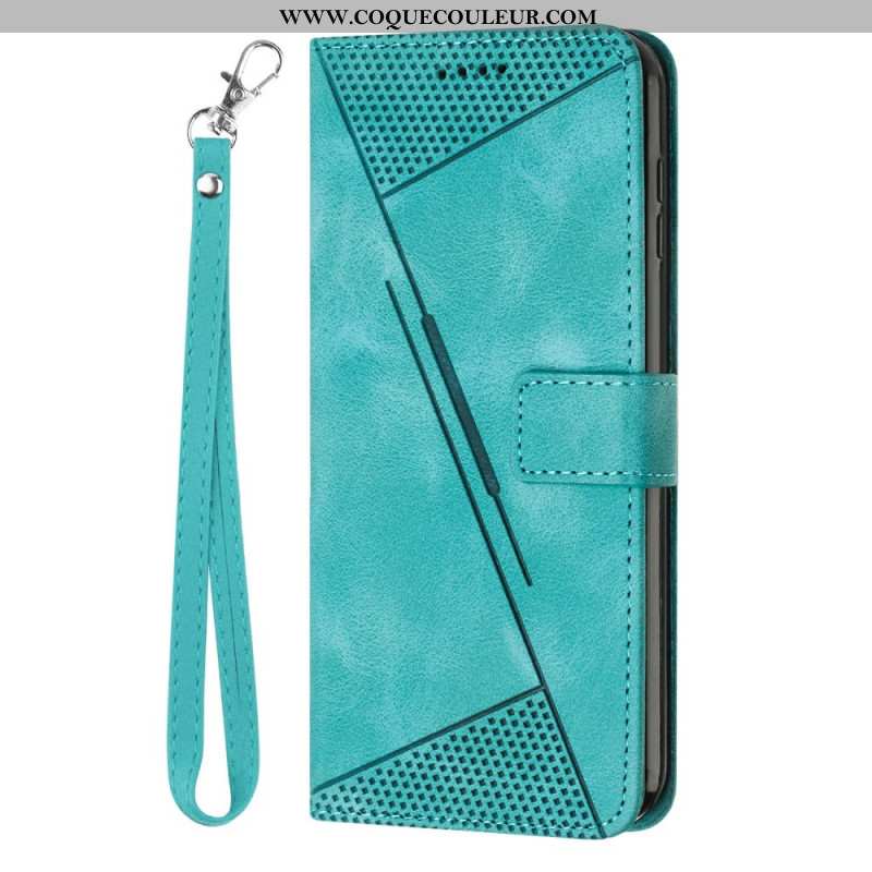 Housse Xiaomi 15 Ultra Lignes Géométriques à Lanière