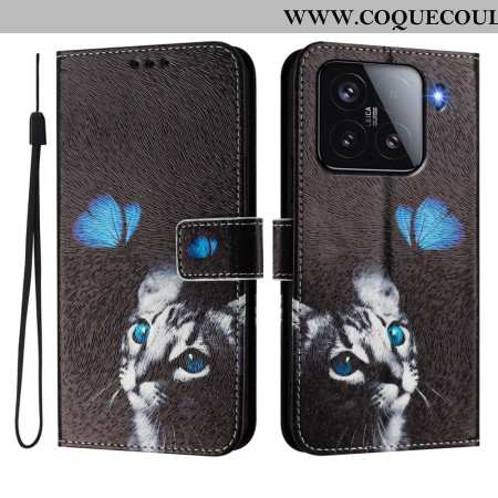 Housse Xiaomi 15 Papillon et Chat