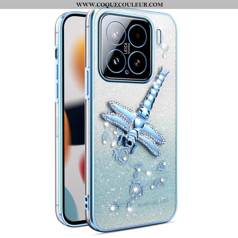 Coque Xiaomi 15 Support Papillon KADEM