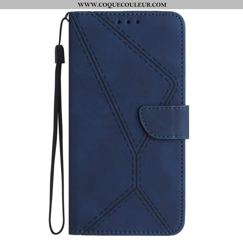 Housse Xiaomi 15 Effet Daim Lignes et Tirés