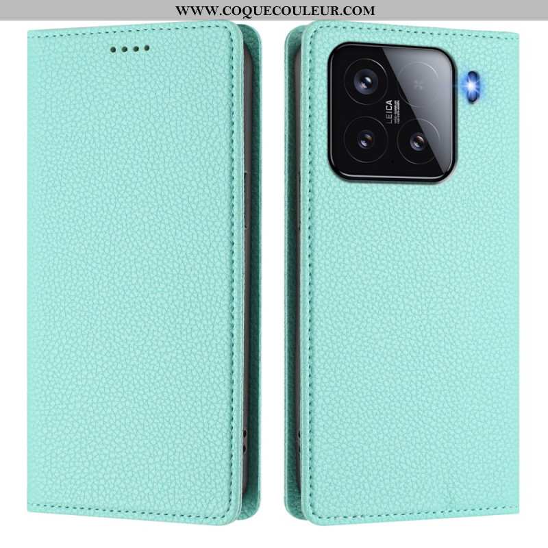 Flip Cover Xiaomi 15 Effet Cuir Blocage RFID