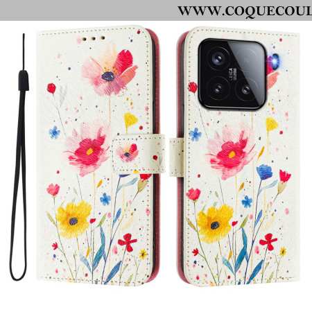 Housse Xiaomi 15 Motif Floral