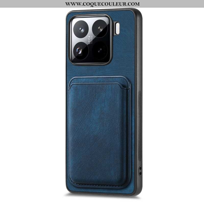 Housse Xiaomi 15 Rétro avec Porte-Cartes Détachable