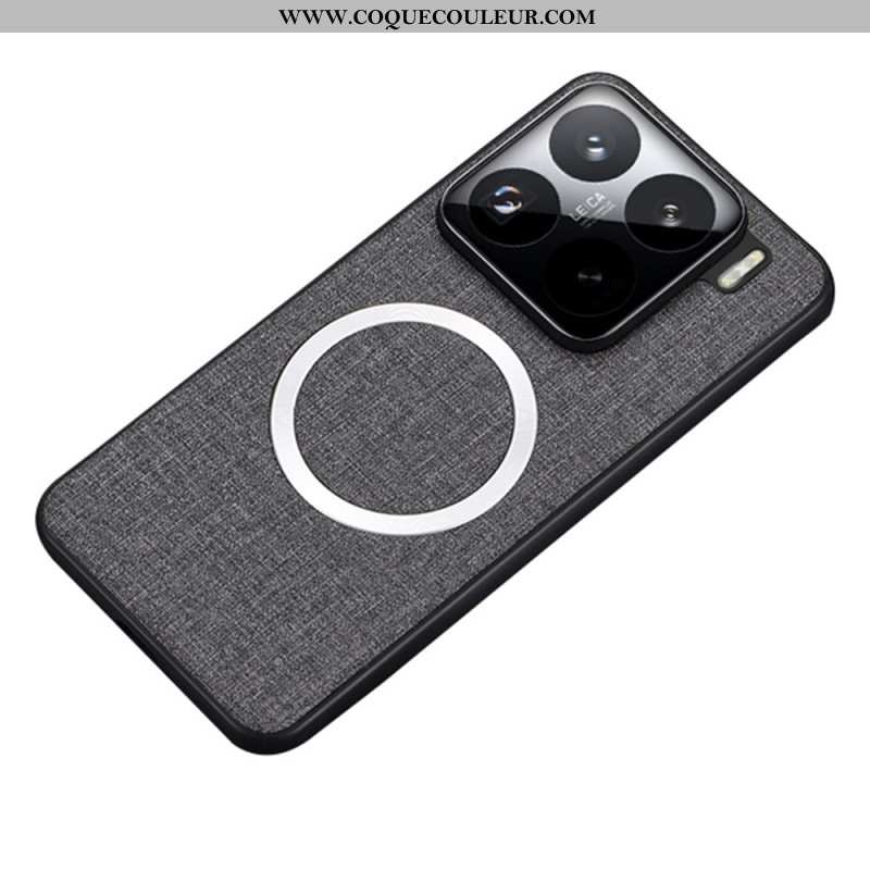 Coque Xiaomi 15 Compatible MagSafe Tissu