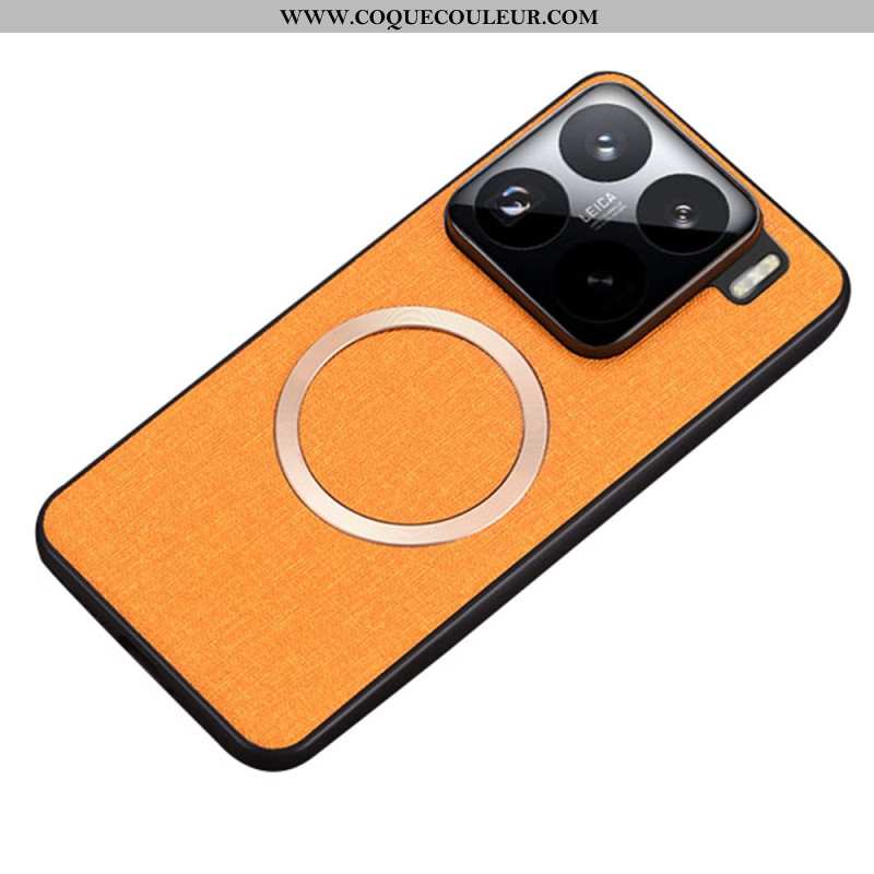 Coque Xiaomi 15 Compatible MagSafe Tissu