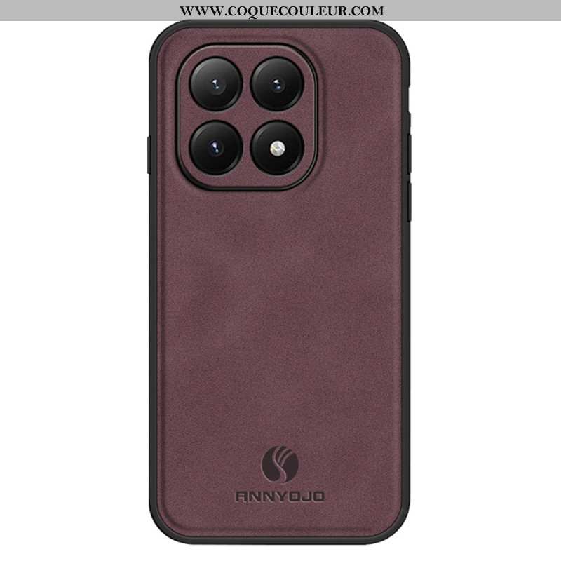 Coque Xiaomi 15T Pro Effet Cuir PINWUYO