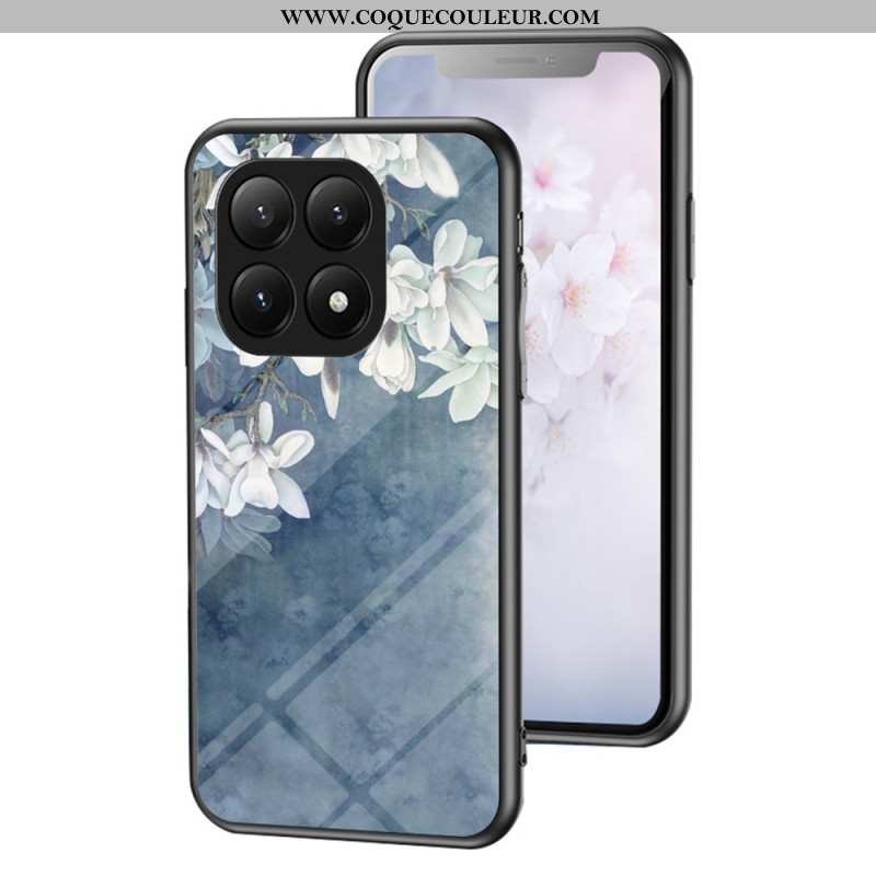 Coque Xiaomi 15T Pro Verre Trempé Florale
