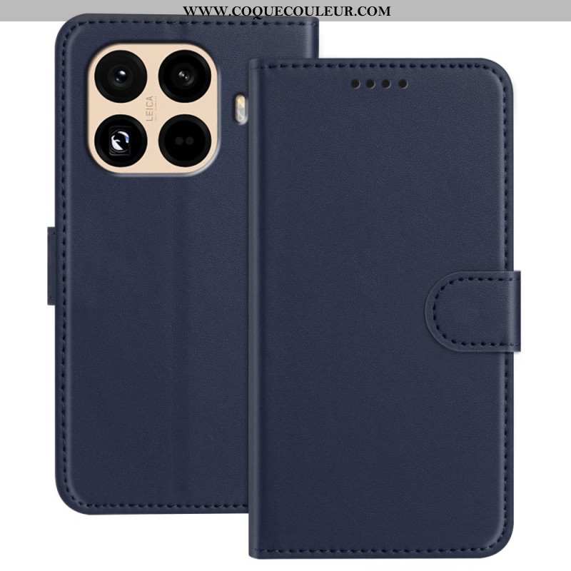 Housse Xiaomi 15T Pro Portefeuille Couture