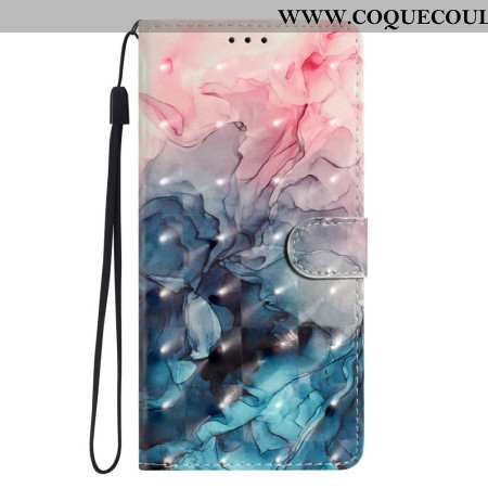 Housse Xiaomi 15T Pro Marbre Rose et Bleu
