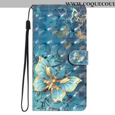 Housse Xiaomi 15T Pro Papillons Dorés