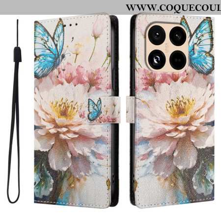 FleurHousse Xiaomi 15T Pro Fleur et Papillon
