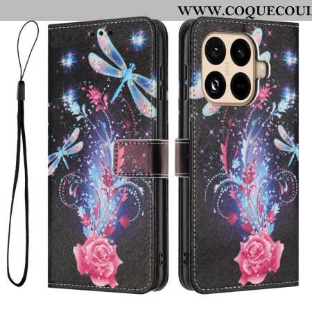 Housse Xiaomi 15T Pro Rose et Libellules