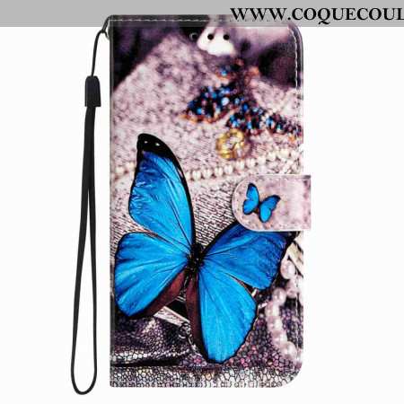 Housse Xiaomi 15T Pro Papillon Bleu
