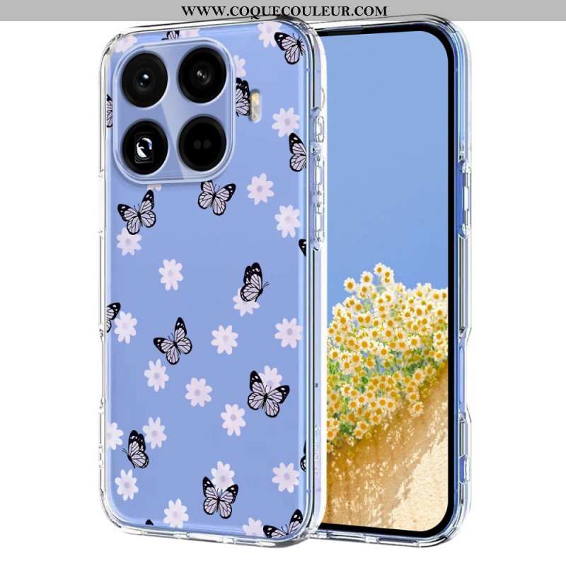 Coque Xiaomi 15T Pro Transparente Florale