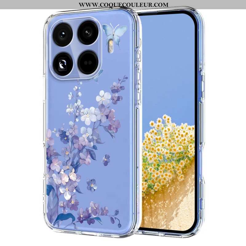 Coque Xiaomi 15T Pro Transparente Florale