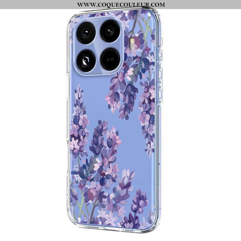 Coque Xiaomi 15T Pro Transparente Florale