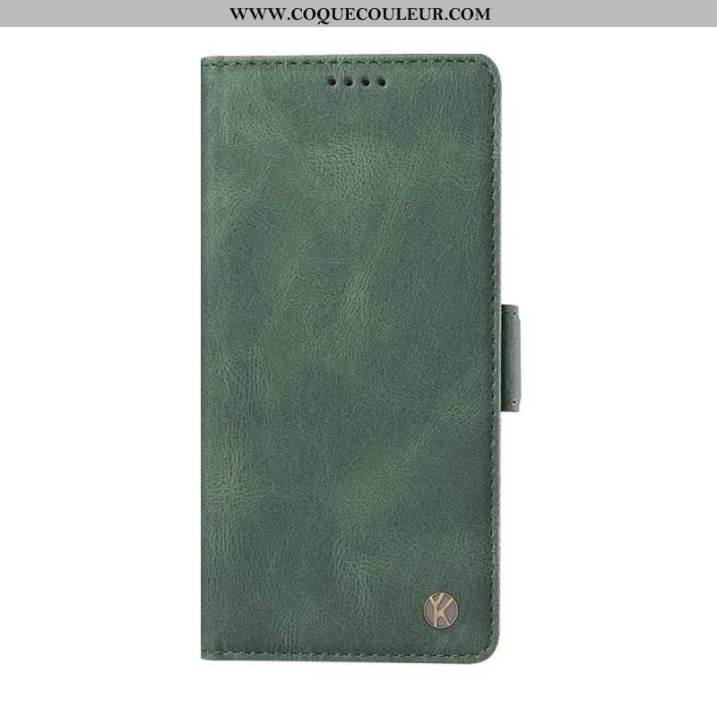 Housse Xiaomi 15T Pro Effet Cuir YIKATU