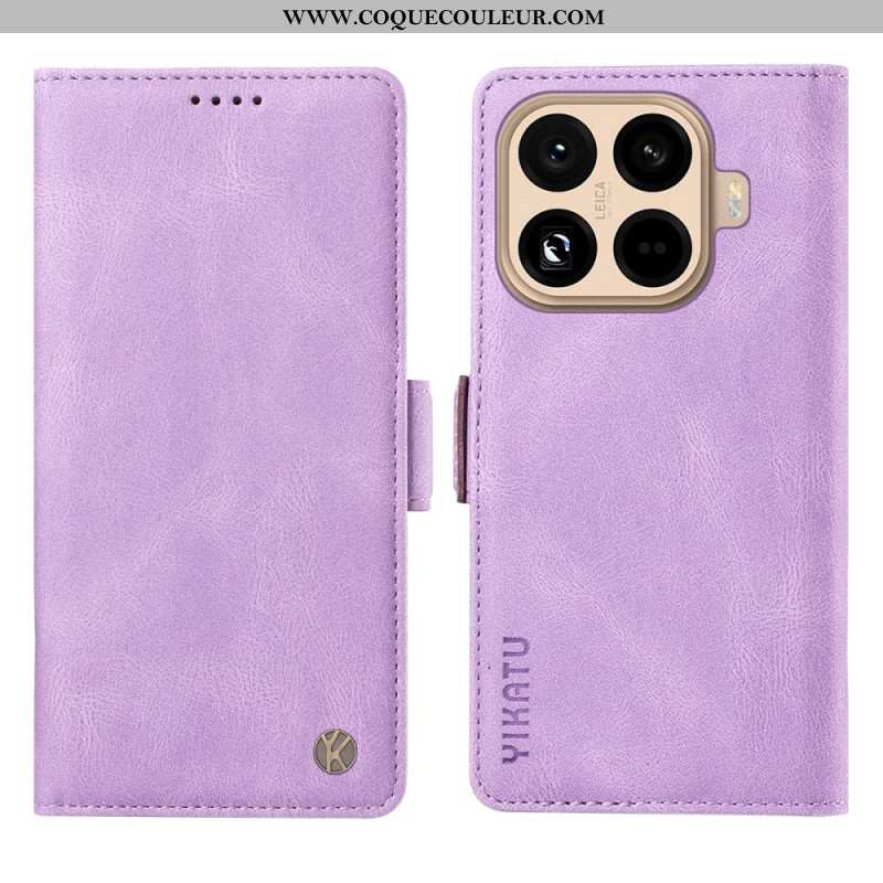 Housse Xiaomi 15T Pro Effet Cuir YIKATU