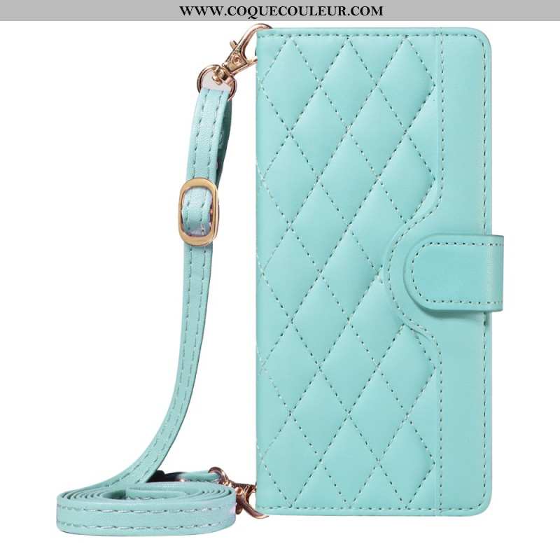 Housse Xiaomi 15T Matelassée avec Lanière et Bandoulière