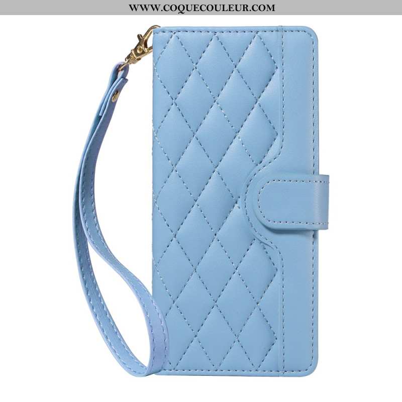 Housse Xiaomi 15T Matelassée avec Lanière et Bandoulière