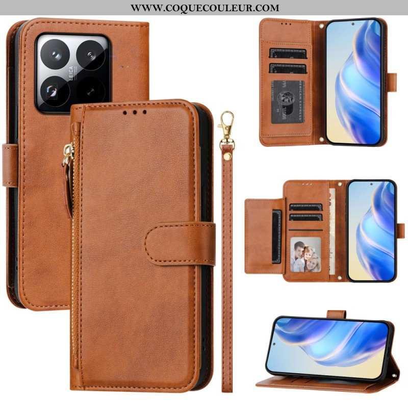 Housse Xiaomi 15T Portefeuille Complet