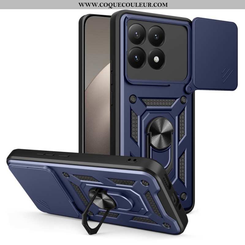 Coque Xiaomi 15T Couvercle Coulissant pour Caméra et Support