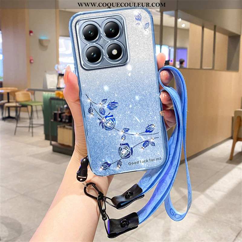 Coque Xiaomi 15T Strass à Lanières KADEM