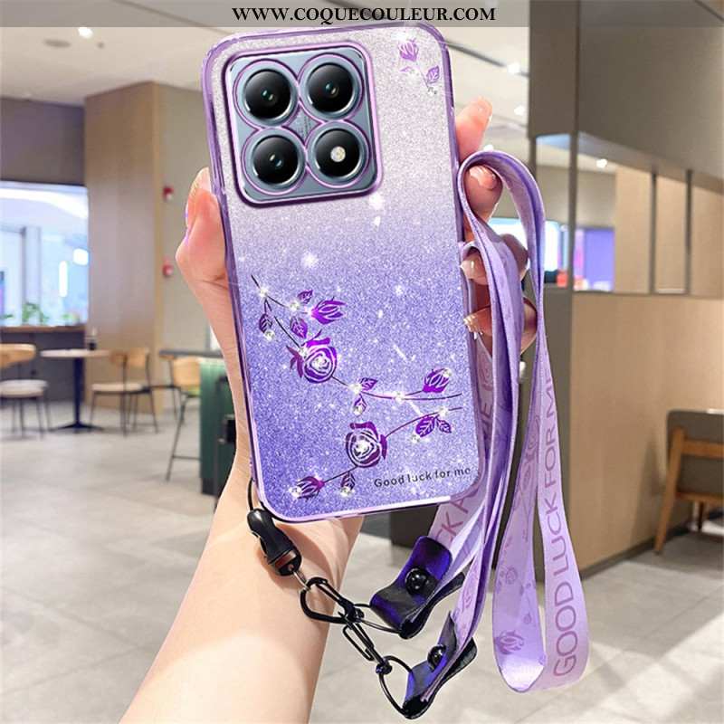Coque Xiaomi 15T Strass à Lanières KADEM