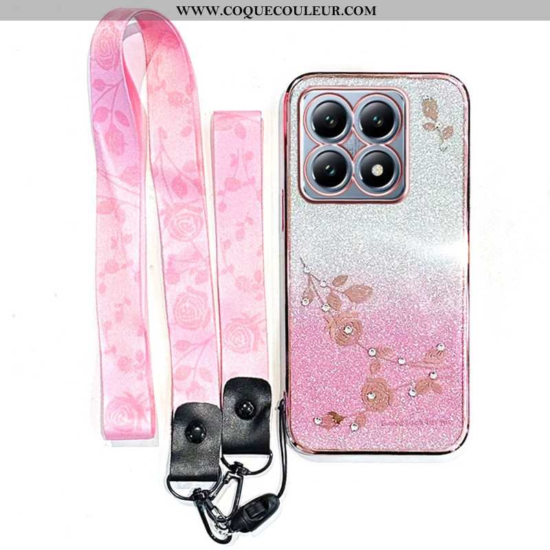 Coque Xiaomi 15T Strass à Lanières KADEM