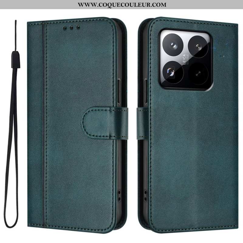 Housse Xiaomi 15T Portefeuille Vintage