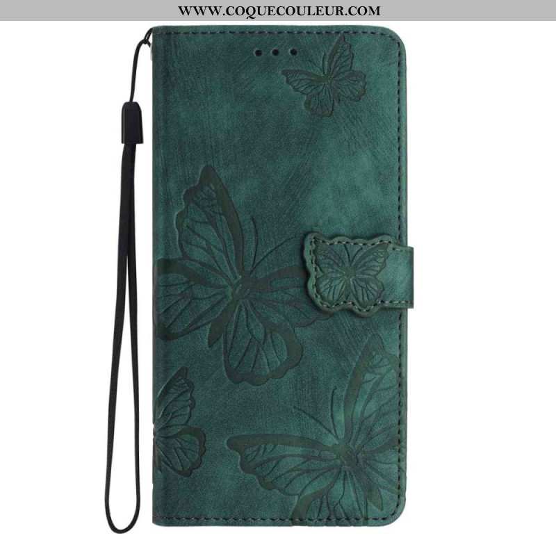 Housse Xiaomi 15T Effet Papillons Effet Daim